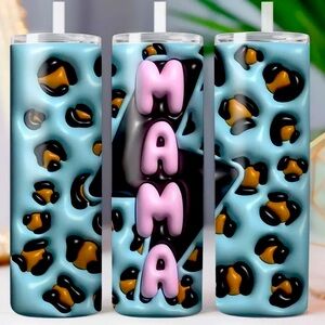 Leopard Print Mama Tumbler